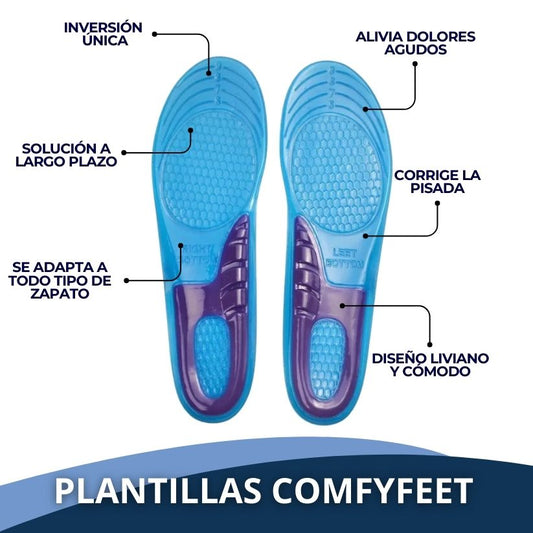 Plantillas ComfyFeet - Disfruta de días sin dolor, sin tratamientos caros ni visitas al médico....