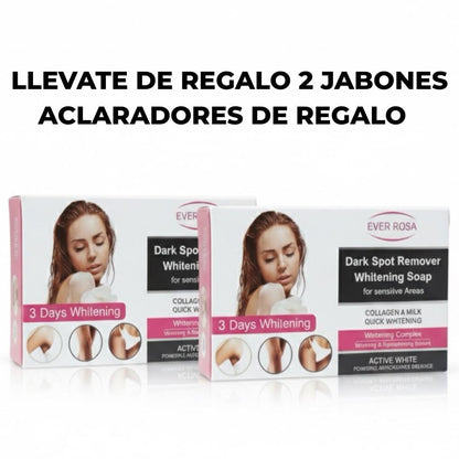 HudaBeauty: Tratamiento Blanqueador Unisex para manchas corporales, zonas íntimas, cuello, axilas, etc. Corrige e hidrata – 120 ml