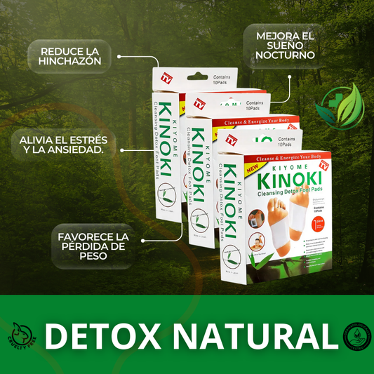 PARCHES DESINTOXICANTES NATURALES – FÓRMULA JAPONESA