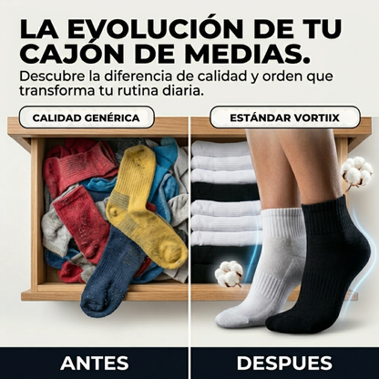 Set de 12 Pares de Medias Esenciales – Pensadas para tu rutina diaria
